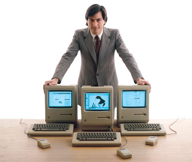 25mac_jobs_original Steve Jobs introduces the world to the Mac on the pages of Macworld a quarter-century ago. Photo Courtesy: Macworld