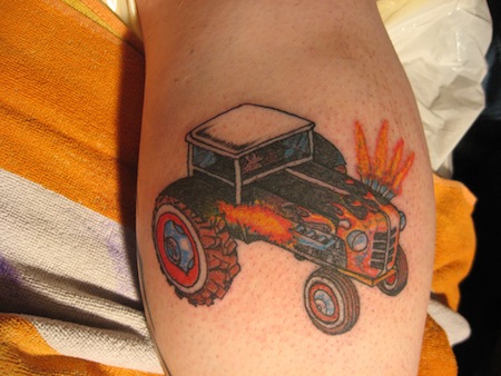 FatChevy's Hot Rod Tractor Tattoo FatChevy's Hot Rod Tractor Tattoo