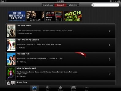 mSpot Movie Rentals